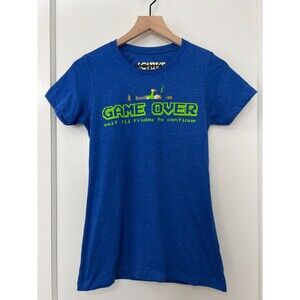 Chive Tees Game Over Blue Green - Women's S